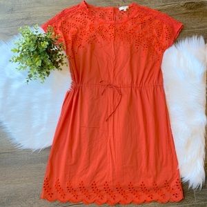 Madewell eyelet Wildfield Dress